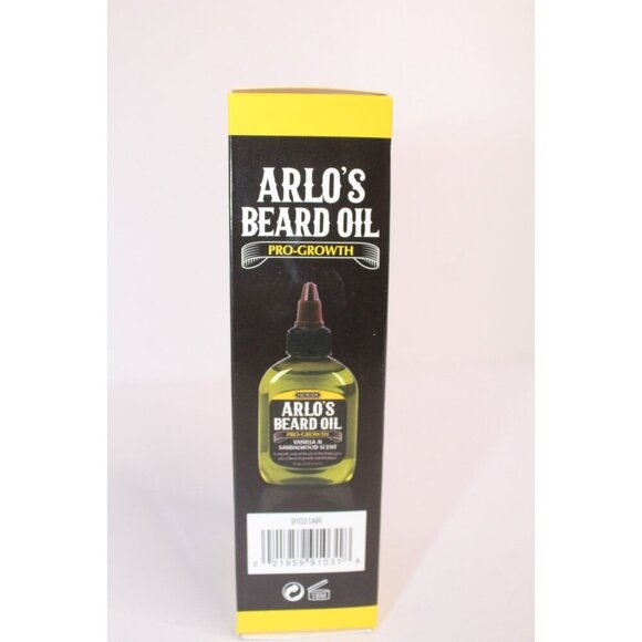Arlo's Bear Oil Pro-Growth Sandalwood & Vanilla Scent & Castor Oil 2.5 fl oz NEW - Picture 4 of 11